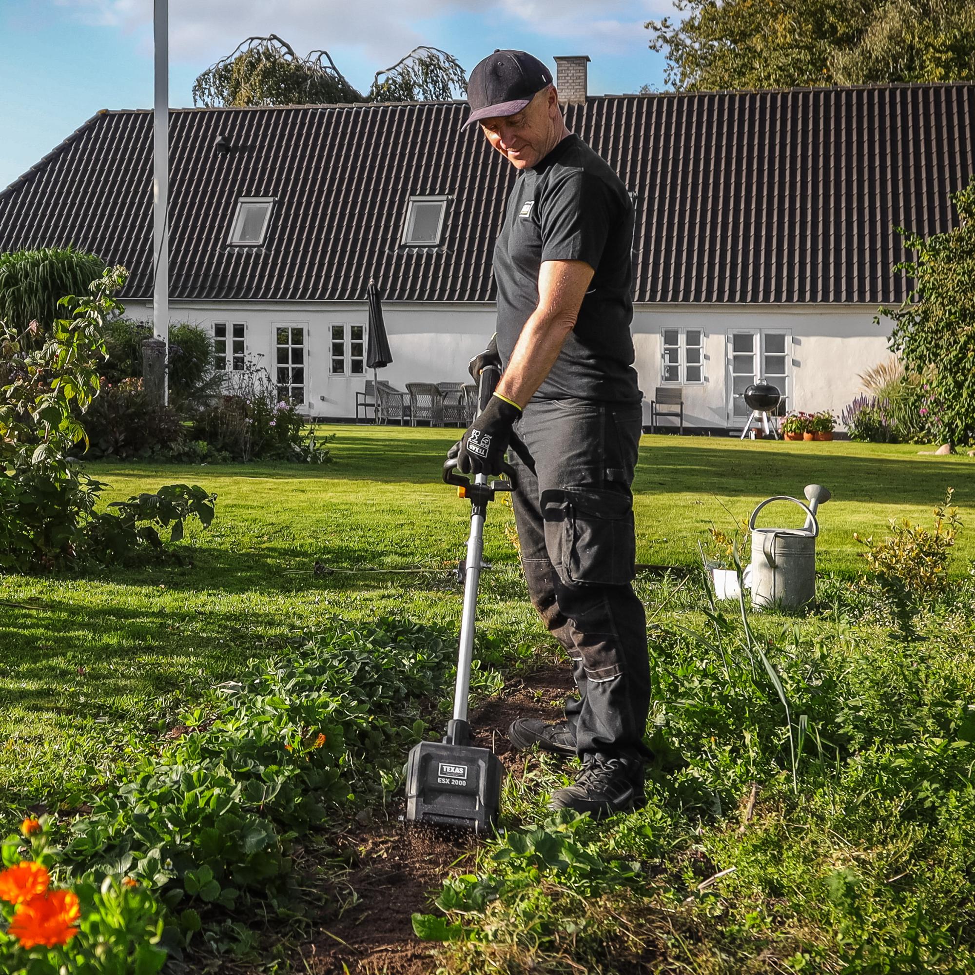 Akumulátorový kultivátor TEXAS ESX 2000 (20V) s baterií a nabíječkou